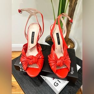 Zara Sandals..Size 40…Color: Orange